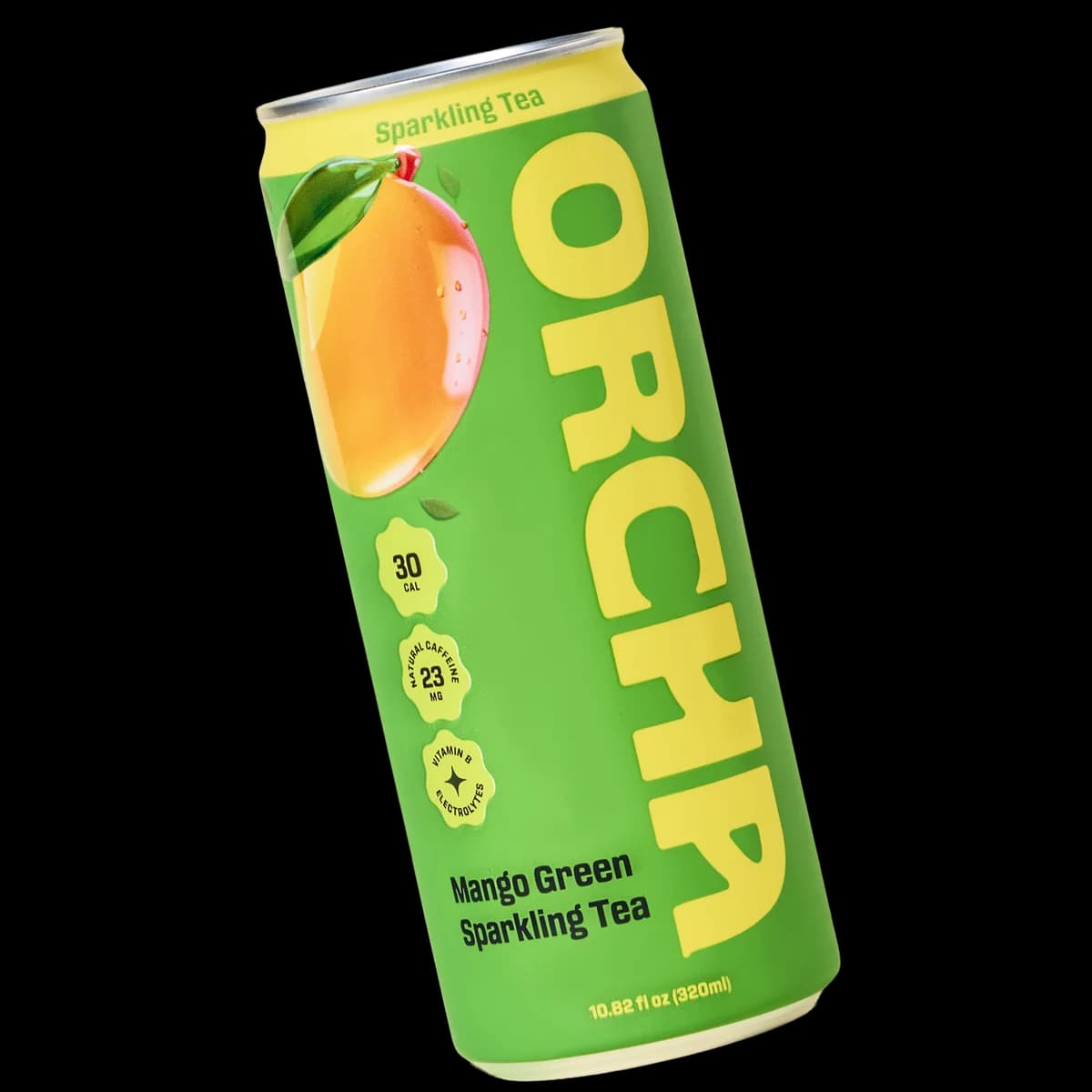 Mango Green Sparkling Tea can