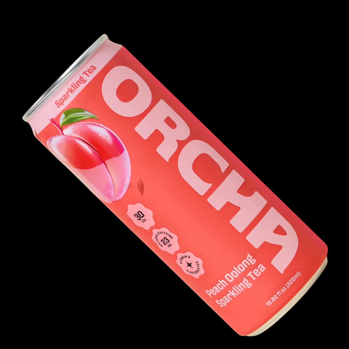 Peach Oolong Sparkling Tea can